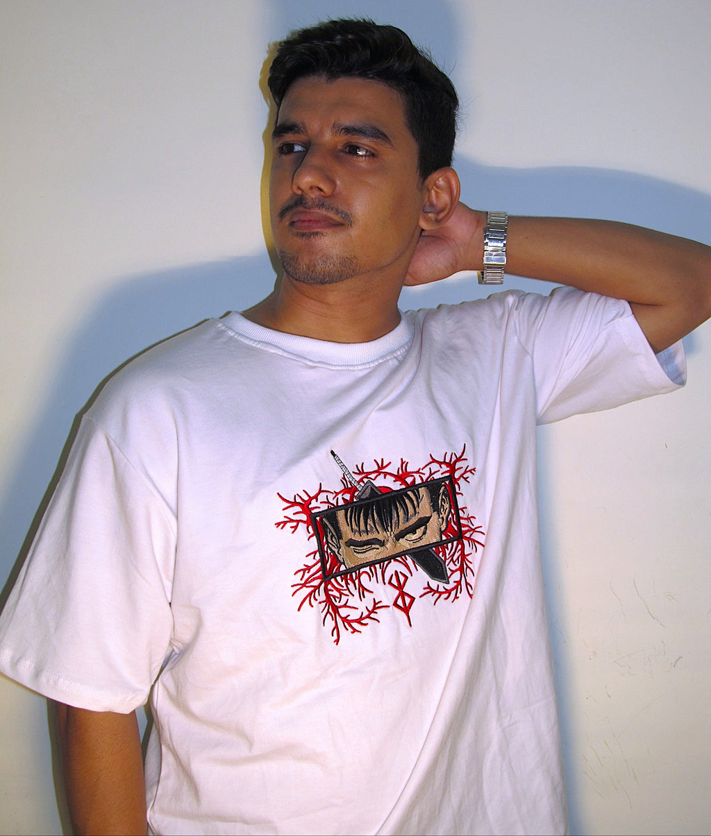 Guts Unleashed – Berserk French Terry Tee White