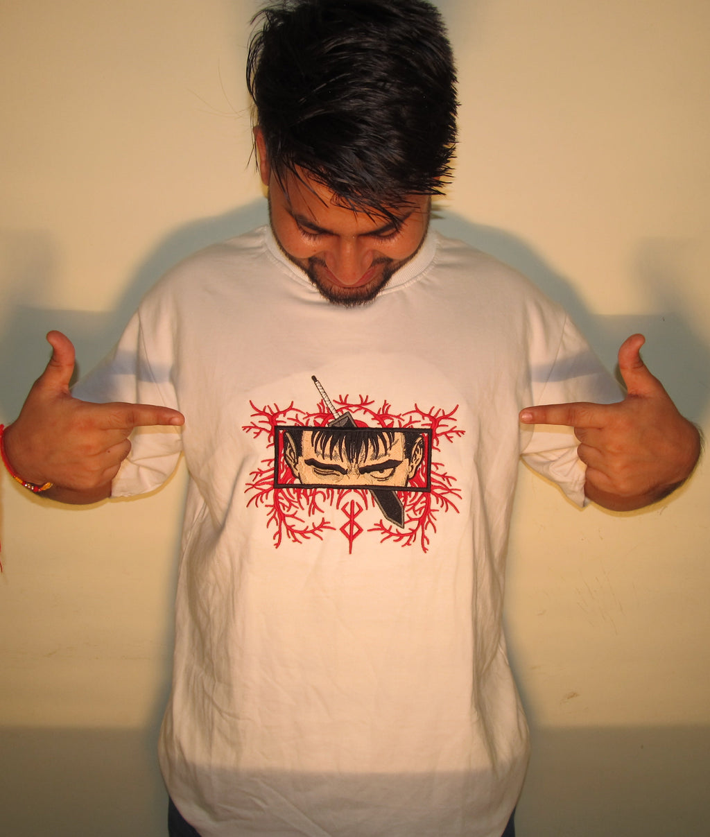 Guts Unleashed – Berserk French Terry Tee White